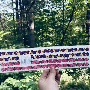 Creative Memories Floral Border Stickers - Purple, Pink, Yellow